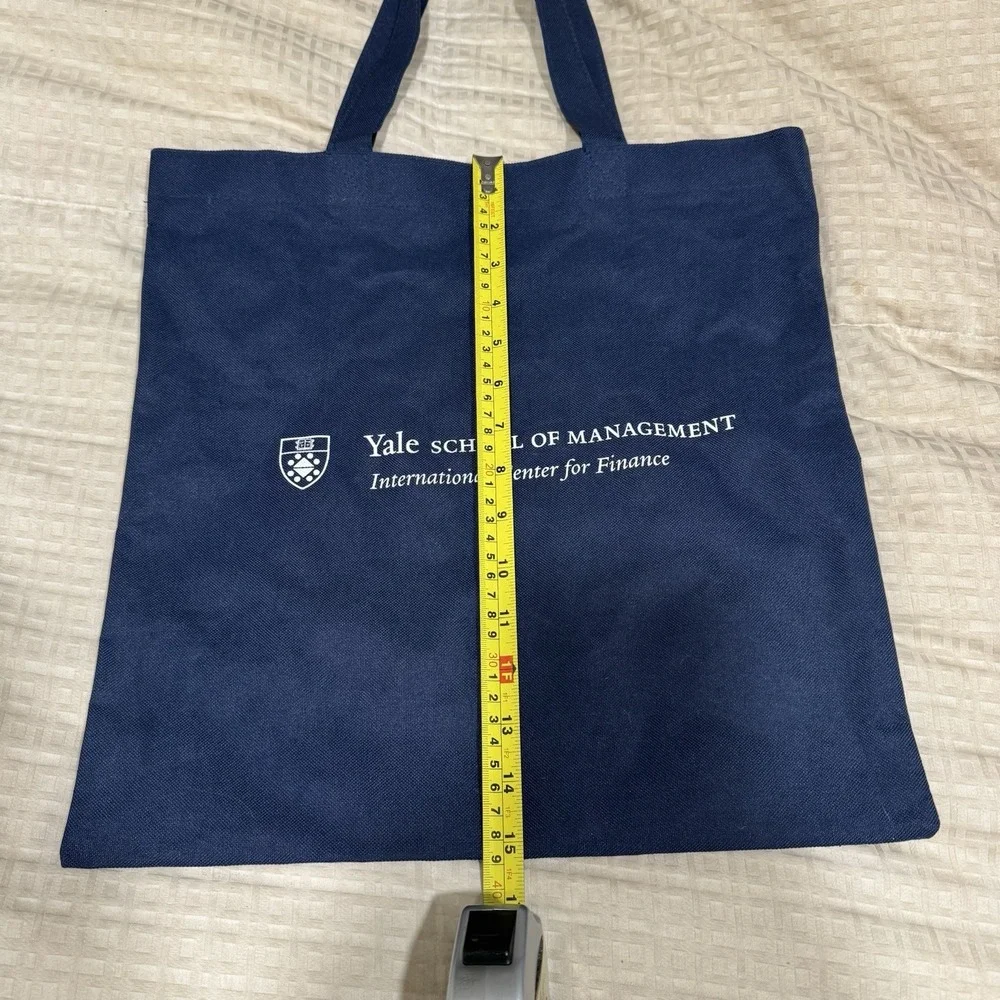 Yale School Of Management Tote Travel Bag Shoulder Blue